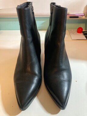 Black Booties Pointed Toe
